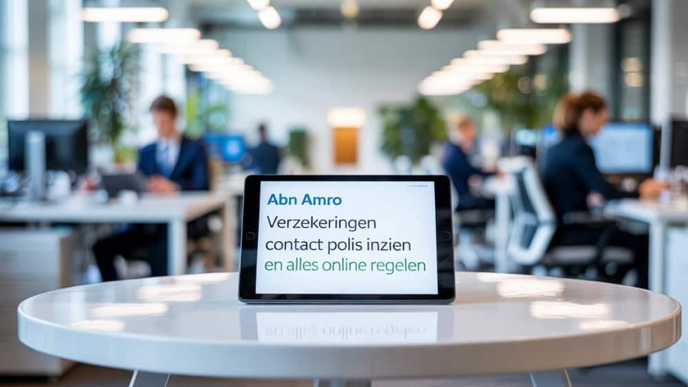 ABN AMRO Verzekeringen contact polis inzien en alles online regelen
