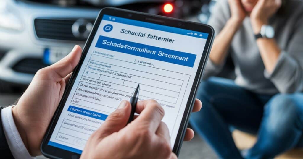 Schadeformulier auto invullen na aanrijding – Complete gids
