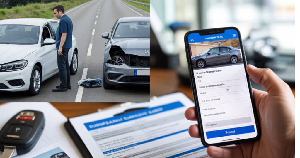 Autoschade melden via de app