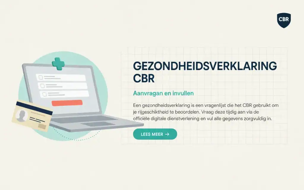 gezondheidsverklaring cbr aanvragen en invullen uitgelegd